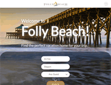 Tablet Screenshot of follybeach.com